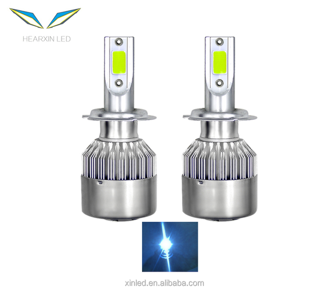 C6 H7 LED Bulbs 8000K Motorcycle Headlight for Suzuki 1000 750 600 Hayabusa Fog Lamp Lights Ice Blue