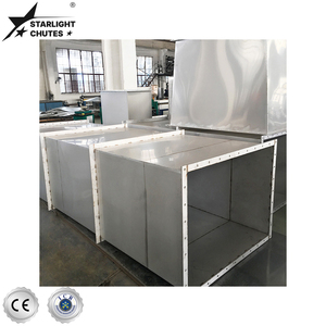 STARLIGHT CHUTES SC Conducto <span class=keywords><strong>de</strong></span> Aire Rectangular <span class=keywords><strong>de</strong></span> Acero Galvanizado para Extracción a Alta Temperatura, <span class=keywords><strong>Ventilación</strong></span> <span class=keywords><strong>Industrial</strong></span>, Fácil Instalación, Personalizable - Product Image 5