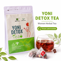 Thé aux herbes bien-être pour femmes, thé détox Yoni, produits à revendre, OEM, ODM, marque privée, formule personnalisée, approvisionnement en vrac, fabricant d'usine