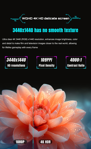 Moniteur de jeu LED incurvé super large de 34 pouces, écran d'ordinateur LCD <span class=keywords><strong>PC</strong></span> <span class=keywords><strong>Full</strong></span> <span class=keywords><strong>HD</strong></span> 4K 165Hz - Product Image 5