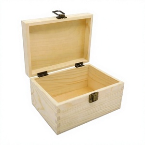 Custom Metal Lock Luxury <b>Pine</b> Wood Jewelry Storage <b>Box</b> with Antique Modern Style High Quality for Fancy Jewelry Gifts - Product Image 1
