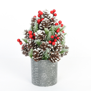 2024 nuevo diseño decoraciones navideñas 32cm decorado Mini MESA DE Navidad árbol suministros de decoración de Navidad - Product Image 4