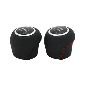 Fiat Leather 5-Speed Manual Gear <b>Shift</b> <b>Knob</b> Ergonomic Car Transmission Accessory - Product Image 4