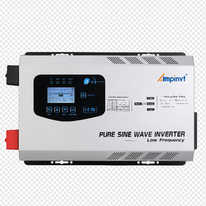 Inversor solar fuera de la red de 3KW 12V24V a 120V con controlador de carga de CA Compatibilidad de batería universal Li-ion, gel, <span class=keywords><strong>AGM</strong></span>, plomo-ácido - Product Image 1