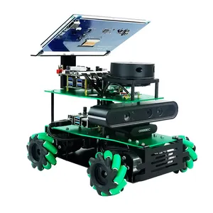 روبوت من ROSMASTER X3 مع ميكانوم لاسر عجلة على أساس بايثون وROS2 لجيتسون نانو 4 جيجا بايت Orin Nano Orin NX لجهاز Raspberry Pi 5