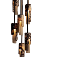 Nouvelle lampe suspendue en LED personnalisée pour la décoration de salon moderne, éclairage pour la maison