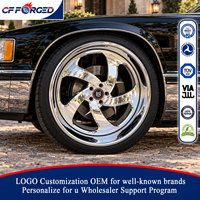 Offre Spéciale – Jantes forgées directionnelles 2 pièces à déport profond 20x10.0 22x10.0, finition chrome poli, entraxe 5x127, pour Cadillac Fleetwood