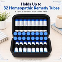 Étui rigide personnalisé pour remèdes homéopathiques Boiron, 32 tubes