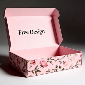 กล่องกระ<span class=keywords><strong>ด</strong></span>าษ<span class=keywords><strong>ล</strong></span>ูกฟูกรีไซเคิ<span class=keywords><strong>ล</strong></span>พิมพ์โ<span class=keywords><strong>ล</strong></span>โก้ตามสั่ง<span class=keywords><strong>ราคา</strong></span>ถูกเป็นมิตรกับสิ่งแวดล้อม กล่องไปรษณีย์สีชมพูสำหรับเสื้อผ้า - Product Image 1