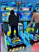 Machine de jeu d'arcade simulateur de course de bateaux rapides et de jet ski, à monnayeur, pour centre de jeux, offrant une expérience de course aquatique, produit phare