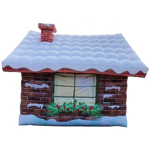 Tente de fête de Noël en plein air, Grotte gonflable personnalisable, Cube de fête gonflable, Tente de boîte de nuit gonflable, Noël gonflable - Product Image 3