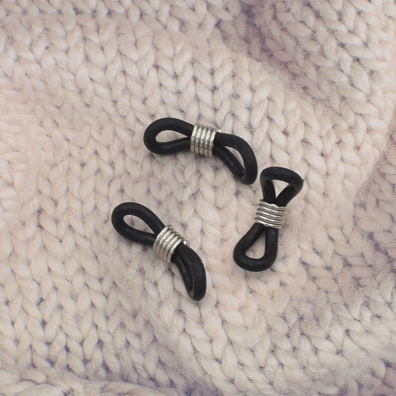 Hebilla de resorte K blanca - Anillo negro