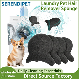 Éliminateur de poils d'animaux pour la lessive, outil réutilisable pour enlever les poils de chien et de chat, élimine efficacement les poils d'animaux, outil de nettoyage pour animaux domestiques - Product Image 1