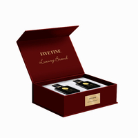 Boîtes cadeaux en papier imprimées sur mesure, emballage rigide de haute qualité, boîte à fermeture magnétique pour huiles essentielles, cosmétiques, parfums, luxe