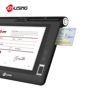 Tablet de assinatura eletrônica, 10 polegadas, assinatura digital, almofada com impressão digital, nfc, sensibilidade, suporte, caneta passiva, stylus