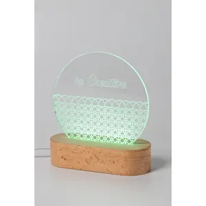 Trofeo LED Woodify, merchandising personalizado - Product Image 3
