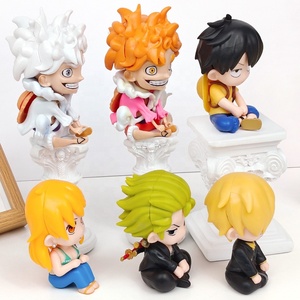 Figuras Miniatura de Anime Kawaii de <span class=keywords><strong>One</strong></span> Piece: Nika Roronoa Zoro, Nami y Sanji, para Decoración de Escritorio, Coche o Regalo - Product Image 3