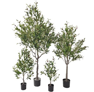Plantas Artificiais De Alta Qualidade Em Vasos De Oliveira <span class=keywords><strong>Artificial</strong></span> Do Falso Deixa A Oliveira Para A Decoração De Casa - Product Image 1