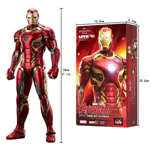 Nuovo 2026 Zd Toys <span class=keywords><strong>Iron</strong></span> <span class=keywords><strong>Man</strong></span> Originale Autentico Edizione 10° Anniversario Marvel - <span class=keywords><strong>Iron</strong></span> <span class=keywords><strong>Man</strong></span> Mk45 Non Luminoso 1/10 <span class=keywords><strong>Action</strong></span> Figure Articolato - Product Image 2