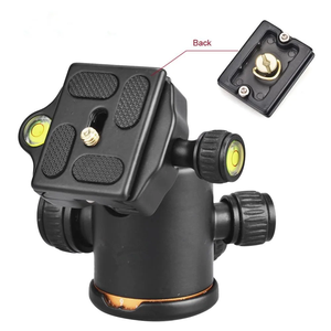 Chân máy đầu bóng đầu Xoay toàn cảnh bóng đầu với 3 cái 1/4 "đến 3/8" vít Adapter cho Monopod DSLR máy ảnh - Product Image 6