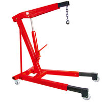 Chèvre de Levage Moteur Pliable 360 Degrés Hydraulique de 1 à 3 Tonnes pour Atelier, Mini Grue Moteur