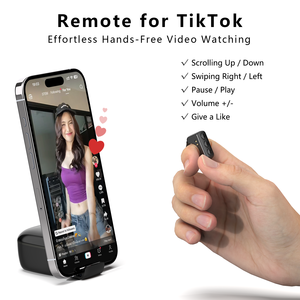   Control Remoto Tiktok <span class=keywords><strong>para</strong></span> Pasar Páginas, Anillo de Control Inalámbrico <span class=keywords><strong>para</strong></span> Desplazamiento de Video con la Punta del Dedo - Product Image 1