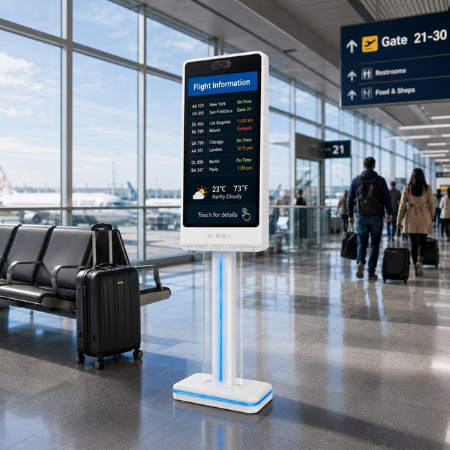Sinmar Bulk 32 Inch Touch Screen Kiosk windows Android Touchscreen Kiosk OEM LED Light LCD Digital Advertising Totem