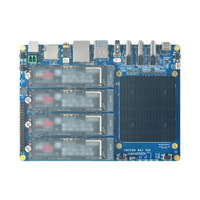 Kit de carte mère CM3588 2.5G avec processeur RK3588, carte de développement 4xPCIe3.0 4K/8K, kit SDK NAS CM3588, 4 NVMe HD-M.I intégrés