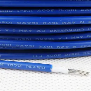 PVC سلك كهربائي UL1672 16awg 18awg 20awg 22awg الأحمر/الأزرق/الأسود/الأصفر/الوردي/أبيض/براون