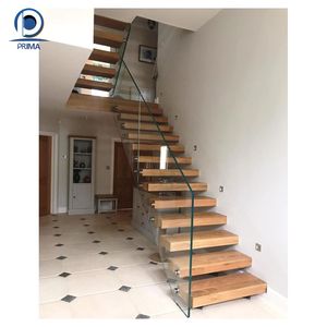 Prima Usine Offre Spéciale Résidentiel Intérieur Unique Métal Bois Bande de roulement Escaliers droits Mono Stringer <span class=keywords><strong>Escalier</strong></span> <span class=keywords><strong>Prix</strong></span> direct d'usine - Product Image 3