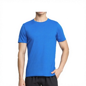 เสื้อยืดผู้ชาย แขนสั้น ทรงปกติ ผ้าแห้งเร็ว ระบายอากาศดี พิมพ์ลาย 93% โพลีเอสเตอร์ 7% สแปนเด็กซ์ เหมาะสำหรับใส่เล่นกีฬา วิ่ง หรือใส่ลำลอง - Product Image 1