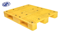 Palette en plastique double face personnalisée de grande taille pour conteneur de pile d'entrepôt