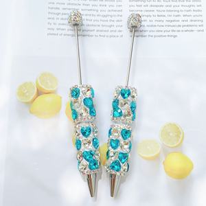 2025 New Arrival DIY Full Love Rhinestone Bead Plastic <b>Pen</b> Personalized Student <b>Gift</b> Portable Welcome <b>Gifts</b> - Product Image 6