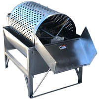 Machine à laver automatique les légumes-racines (pommes de terre, carottes) avec brosse et égouttoir automatique, nettoyeur de manioc
