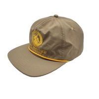 Hoge Kwaliteit Ongestructureerde Groothandel Custom Blanco Waterdichte Nylon Touw Snapback Hoed Gorras