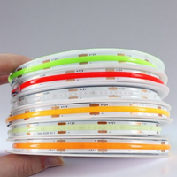 Bande LED COB 3mm 4mm 5mm 8mm DC 12V 320/400/480leds/m 5M Cri95 Blanc Vert Doré Rouge Super Lumineuse Flexible Bande Lumineuse LED COB