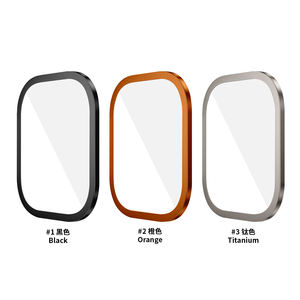 RYB <span class=keywords><strong>nouvelle</strong></span> <span class=keywords><strong>lunette</strong></span> de montre à cadre en aluminium pour <span class=keywords><strong>Apple</strong></span> Watch Ultra/Ultra 2 boîtier en métal 49mm protecteur d'écran en verre trempé - Product Image 2