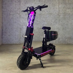 Heavy Weight Dual Motor 110km 72V R8 Electric Scooter 150-300 km Range off Road Electric Scooter Adults for Travel with Rack - Product Image 6