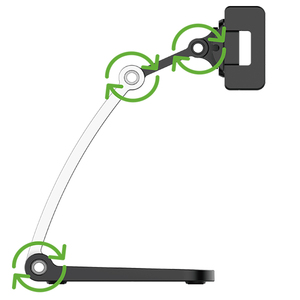 New Arrival Tablet Display Đứng Có Thể Gập Lại Tablet Nhôm Có Thể Điều Chỉnh Chủ Tablet Đứng Cho iPad Galaxy Tab, <span class=keywords><strong>Kindle</strong></span>, Nintendo - Product Image 5