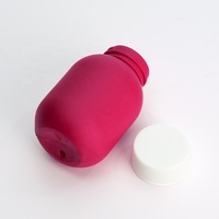 Bouteille de médecine en plastique HDPE à large ouverture emballage alimentaire taille de voyage 60ml produit de santé bouteille de tablette pot avec bouchon