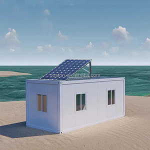 Maison conteneur préfabriquée détachable solaire avec salle de bain au Panama Design Modulaire Petite Maison <span class=keywords><strong>Luxe</strong></span> Mobile - Product Image 1