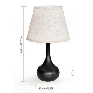 Lámpara de Mesa Nórdica de Tela de Calabaza, Ecológica, Controlada por Aplicación Móvil, 100% Algodón, para Sala de Estar y Dormitorio - Product Image 3