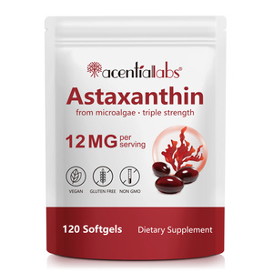 Integratori Antiossidanti Premium di Astaxantina Acentiallabs, Capsule di Astaxantina in Softgel a Marchio Privato per la Salute di Occhi, Articolazioni e Pelle - Product Image 1