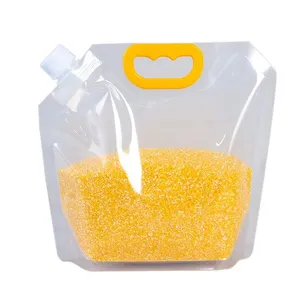 Le sac d'emballage en plastique de forme spéciale de 50ml 100 500 pour la boisson non alcoolisée et les fruits tiennent la poche de bec