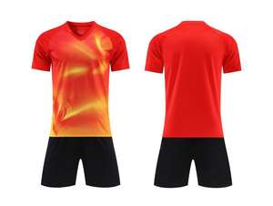 Hochwertiges Sublimations-Fußballtrikot Unisex Fußballtrikot-Set Fußballuniform OEM-Service Automatisierter Zuschnitt - Product Image 3