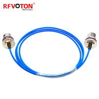 Câble coaxial RF semi-flexible 086 de 30 cm avec connecteurs N femelle vers N mâle, 50 ohms, fourni par l'usine