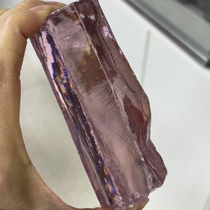 Piedra de Circonia Cúbica Rosa Claro sin Cortar para Tallado de Gemas - Product Image 5