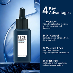 Sérum Visage Hydratant Liquide <span class=keywords><strong>Anti</strong></span>-Sébum 30ml Sans Huile, Fabrication OEM, Marque Privée, Fabricant Personnalisé de Soins de la Peau - Product Image 4
