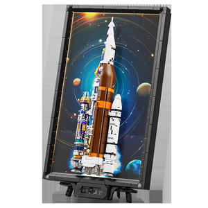 Bloques de Construcción del Cohete Portador Chaobao Renren 7616, Modelo Espacial con Más de 800 Piezas para Adolescentes - Product Image 5