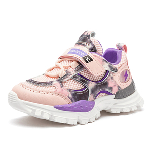 Zapatos para niños, primavera <span class=keywords><strong>2021</strong></span>, nuevos zapatos para niños, remache de camuflaje, zapatillas de deporte de malla para niñas, zapatos de marea coreanos para niños - Product Image 4